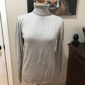 ▪️JOSEPH A Silver Glitter Turtleneck